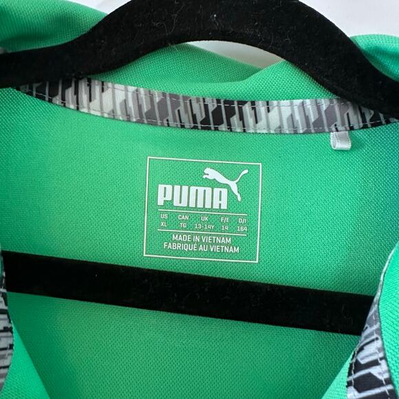 Puma Golf Polo Shirt - Youth Large - green - Picture 3 of 3